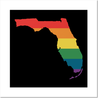 Florida State Rainbow Posters and Art